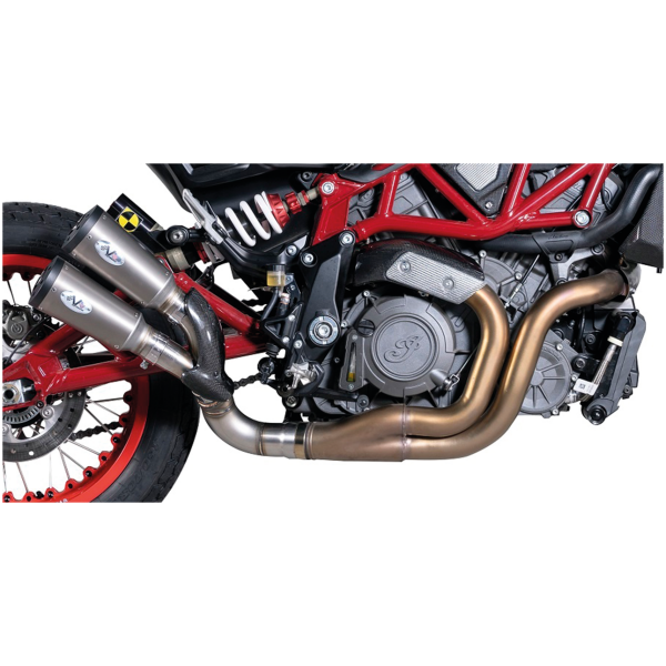 V-PERFORMANCE EXHAUST FOR INDIAN FTR 1200 Twin titanium mfflr set THUNDER FTR19-UP