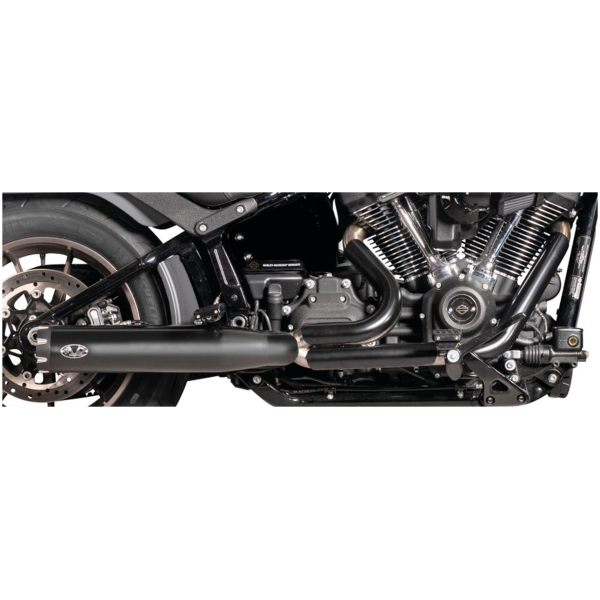 V-PERFORMANCE 2-1 M8 SOFTAIL 2-1 Exhaust Revolver Dark - Softail 2018+