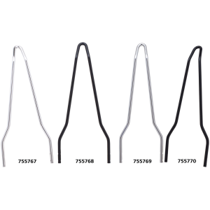 WESTLAND CUSTOMS RIGID MOUNT SISSY BARS Sissybar New Old School Wide CHR Plated