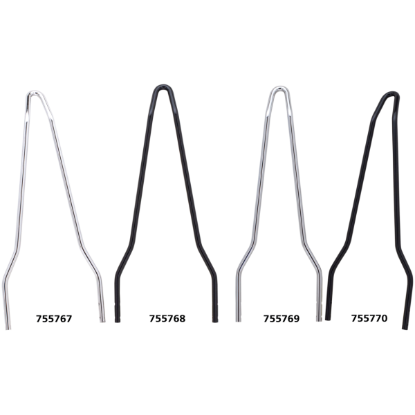 WESTLAND CUSTOMS RIGID MOUNT SISSY BARS Sissybar New Old School Narrow CHR Plate