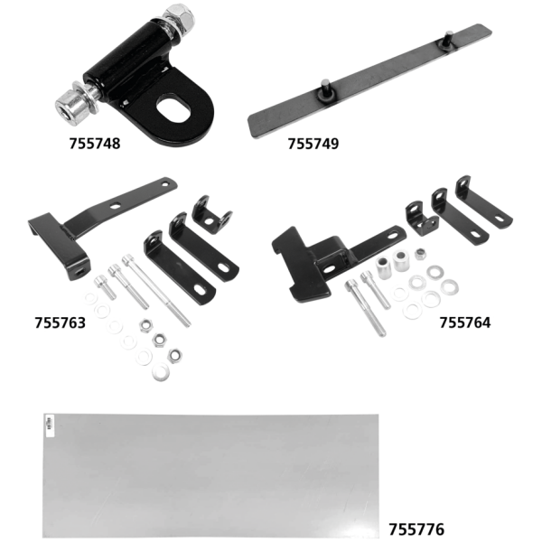 WESTLAND CUSTOMS SOLO SEAT MOUNTS Aluminum Seat Base Plate