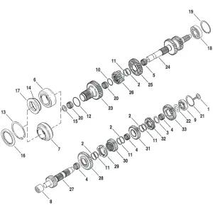 SPACER, TRANSMISSION SPROCKET XR08-13