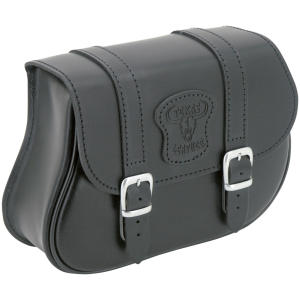 Texas Leather V-Rod black leather bag