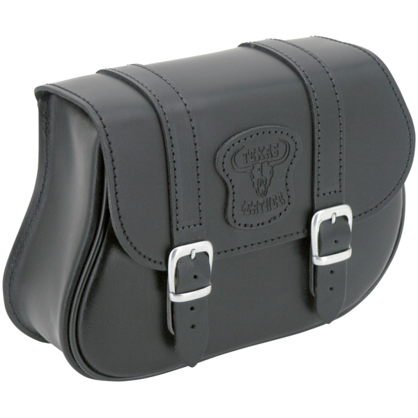 Texas Leather V-Rod black leather bag