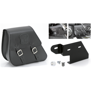 TEXAS LEATHER DYNA SWING ARM BAGS  Dyna Swingarm bag med fäste