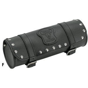 TEXAS LEATHER TOOL BAGS Texas Leather roll bag 3.2L, studded