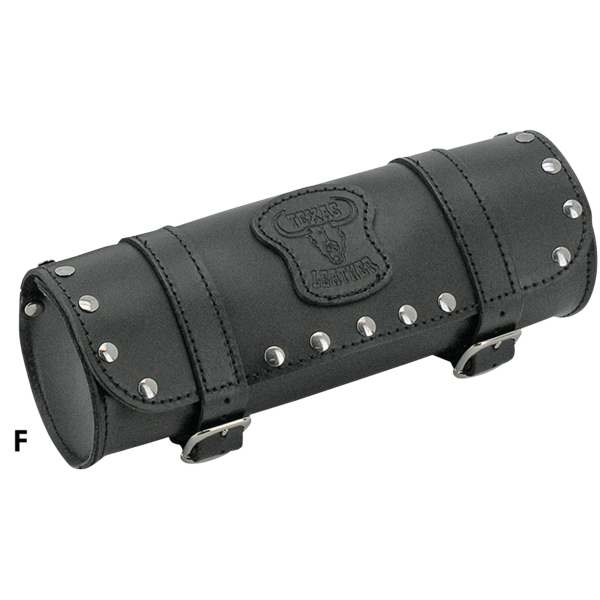 TEXAS LEATHER TOOL BAGS Texas Leather roll bag 3.2L, studded