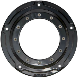 C-THRU DERBY COVERS Ricks Clutch Cover Gloss Blk FLH/T17-20