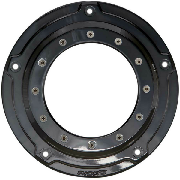 C-THRU DERBY COVERS Ricks Clutch Cover Gloss Blk FLH/T17-20