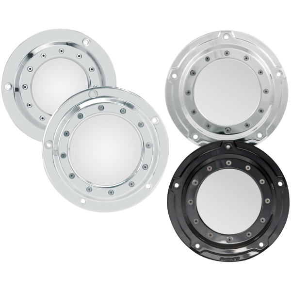 C-THRU DERBY COVERS Ricks Clutch Cover Matt Black FLH/T17-20