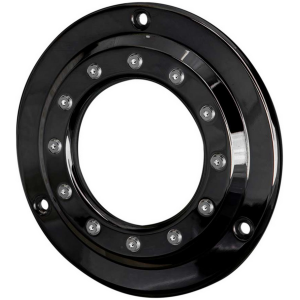 C-THRU DERBY COVERS Ricks Clutch Cover Gloss Black BT70-98