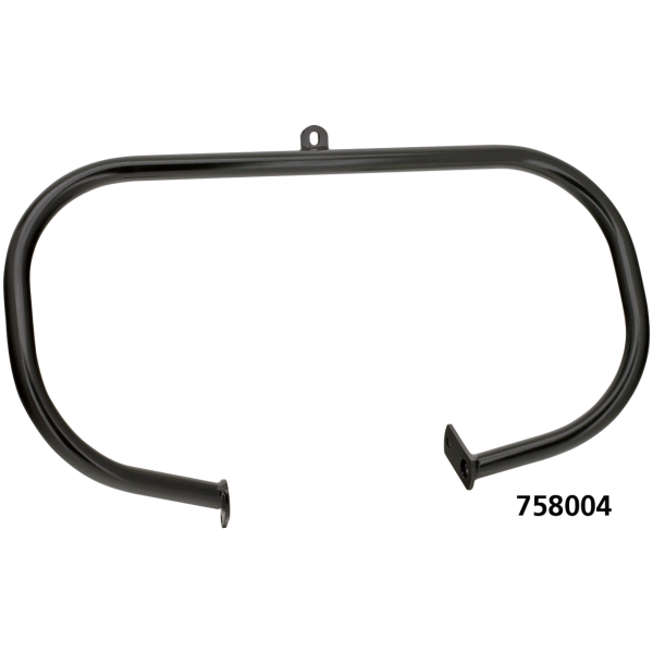 CRASH/HIGHWAY BARS FOR HARLEY-DAVIDSON Black Highway bar front FLST86-99