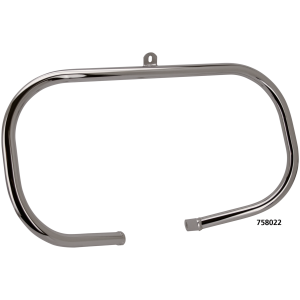 CRASH/HIGHWAY BARS FOR HARLEY-DAVIDSON Black Highway bar front FLST00-17