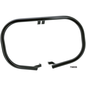 CRASH/HIGHWAY BARS FOR HARLEY-DAVIDSON Black Highway bar front XL84-03