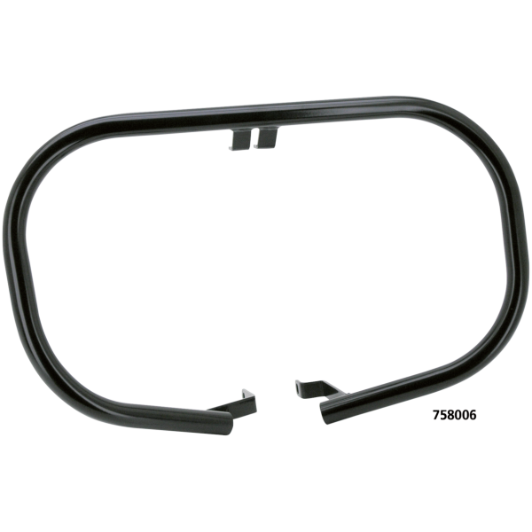 CRASH/HIGHWAY BARS FOR HARLEY-DAVIDSON Black Highway bar front XL84-03
