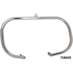 CRASH/HIGHWAY BARS FOR HARLEY-DAVIDSON Chrome Highway bar front FXD91-05