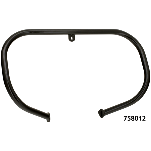 CRASH/HIGHWAY BARS FOR HARLEY-DAVIDSON Black Highway bar front FLH/T97-up