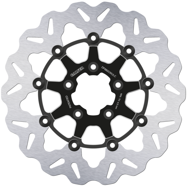 GALFER "WAVE" FLOATING DISC BRAKE ROTORS Galfer Wave RR Floating 11.5" CC Black