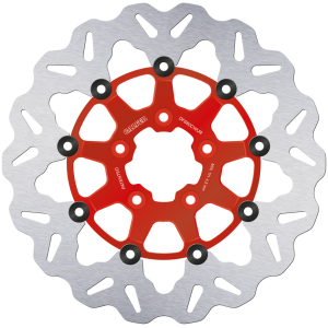 GALFER "WAVE" FLOATING DISC BRAKE ROTORS Galfer Wave RR Floating 11.5" Red