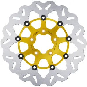 GALFER "WAVE" FLOATING DISC BRAKE ROTORS Galfer Wave RR Floating 11.5" Gold