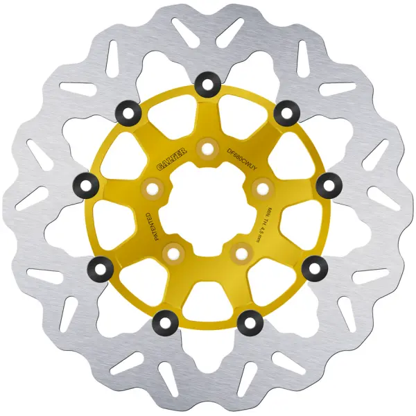 GALFER "WAVE" FLOATING DISC BRAKE ROTORS Galfer Wave RR Floating 11.5" Gold