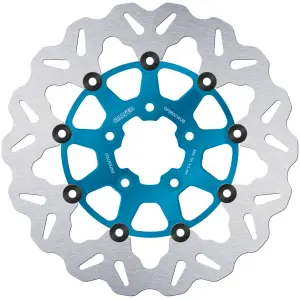 GALFER "WAVE" FLOATING DISC BRAKE ROTORS Galfer Wave FR Floating 11.8" Blue
