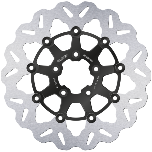 GALFER "WAVE" FLOATING DISC BRAKE ROTORS Galfer Wave RR Floating 11.8" Black