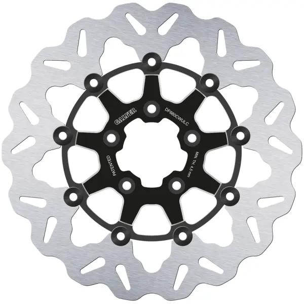 GALFER "WAVE" FLOATING DISC BRAKE ROTORS Galfer Wave RR Floating 11.8" CC Black