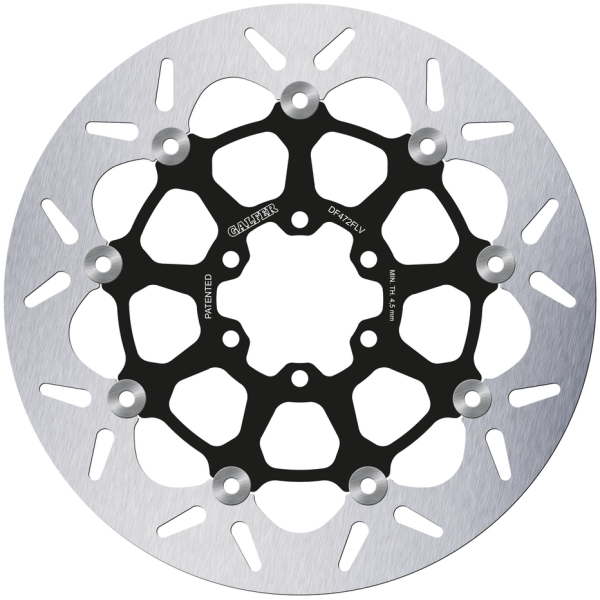 GALFER CLASSIC ROUND DISC BRAKE ROTORS Galfer DF472 Round Floating 298mm Black