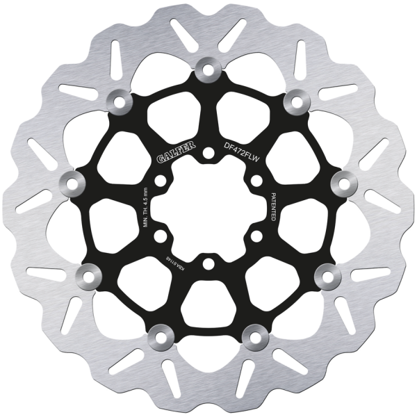 GALFER "WAVE" DISC BRAKE ROTORS Galfer DF472 Wave Floating 298mm Black