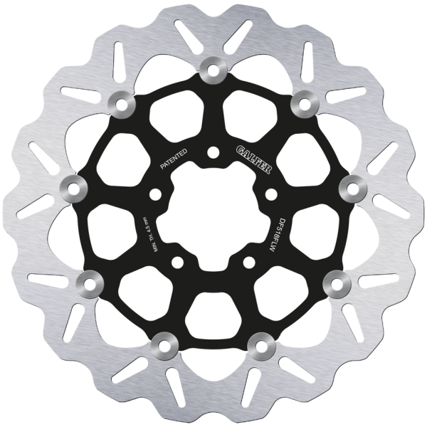 GALFER "WAVE" DISC BRAKE ROTORS Galfer DF518 Wave Floating 298mm Black