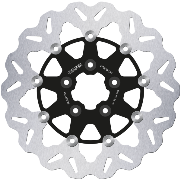GALFER "WAVE" DISC BRAKE ROTORS Galfer DF679 Wave Floating 11.5" Black
