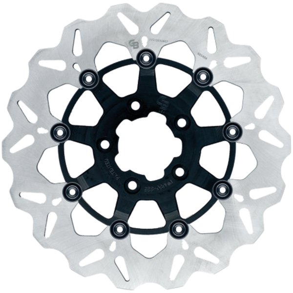 GALFER "WAVE" FLOATING DISC BRAKE ROTORS Galfer DF680 Wave Alu Floating 11.5" Bla