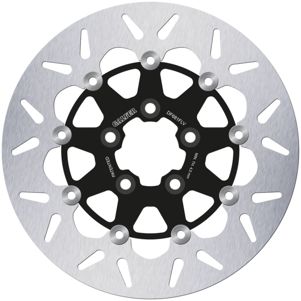 GALFER CLASSIC ROUND DISC BRAKE ROTORS Galfer DF681 Round Floating 11.5" Black