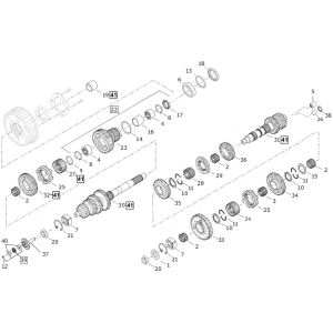 TRANSMISSION GASKET AND SEALS FOR 6-SPEED TWIN CAM 5pck oil seal #12074