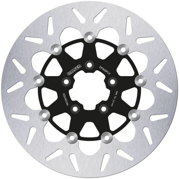GALFER CLASSIC ROUND DISC BRAKE ROTORS Galfer DF835 Round Floating 11.8" Black