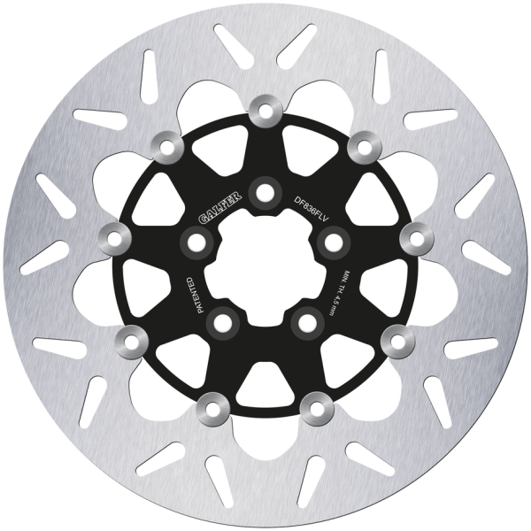 GALFER CLASSIC ROUND DISC BRAKE ROTORS Galfer DF836 Round Floating 11.8" Black