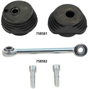 ENGINE MOUNT RUBBERS FOR 2009-2016 TOURING & TRIKE Upper stabilizer link FLH/T09-16