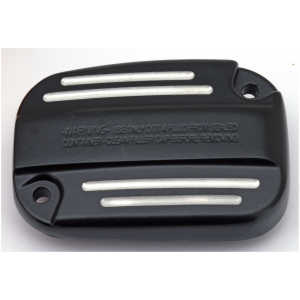 BRAKE MASTER CYLINDER COVERS Front M/C Cover Contrast Cut FLH/T08-Up