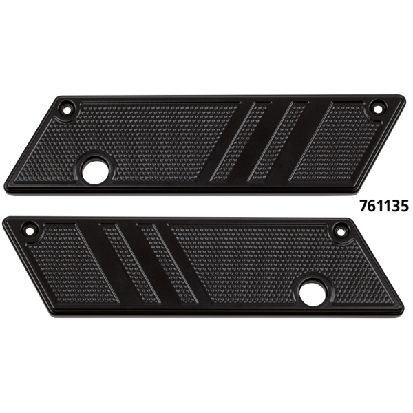 TOMMY & SONS LATCH COVERS Latch covers black anodised FLH/T93-13