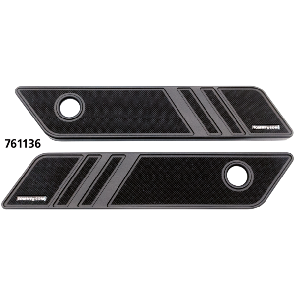TOMMY & SONS LATCH COVERS Latch covers black anodised FLH/T14-up