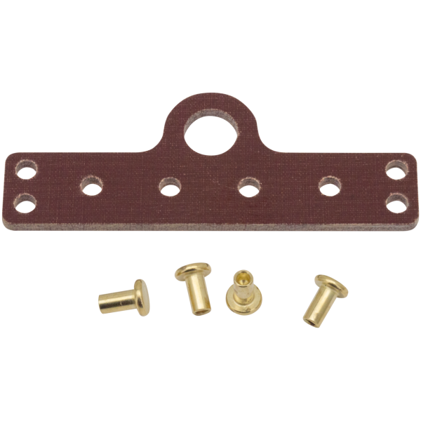 MILTARY STYLE HORN FOR 45CI Plate horn terminal with rivets