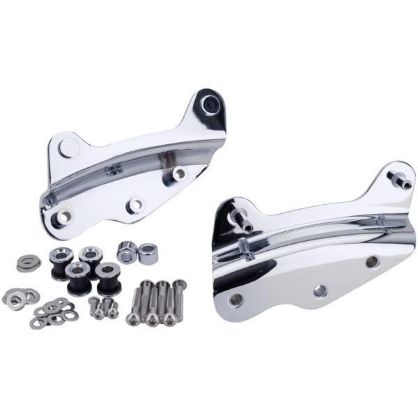 FOUR POINT DOCKING KITS FOR TOURING Chrome 4-point docking kit FLH/T09-13