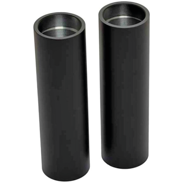 RICK'S FRONT FORK DRESS-UP COVER KITS FOR SOFTAIL & NIGHTSTER Fork Cover Kit 2PC Black 975RH21-Up