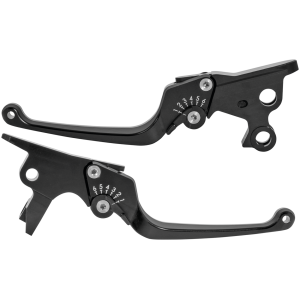 RICK'S CLASSIC ADJUSTABLE BRAKE AND CLUTCH LEVER SETS Classic Levers Black F*ST CVO17