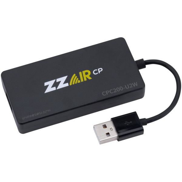 ZZAIR CONVERTS WIRED APPLE CARPLAY AND ANDROID AUTO TO WIRELESS ZZAir-CP Soundstream Dongle for Apple