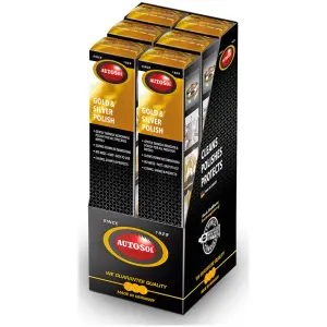 AUTOSOL GOLD & SILVER POLISH 6pck Autosol Gold & Silver Polish 75ml