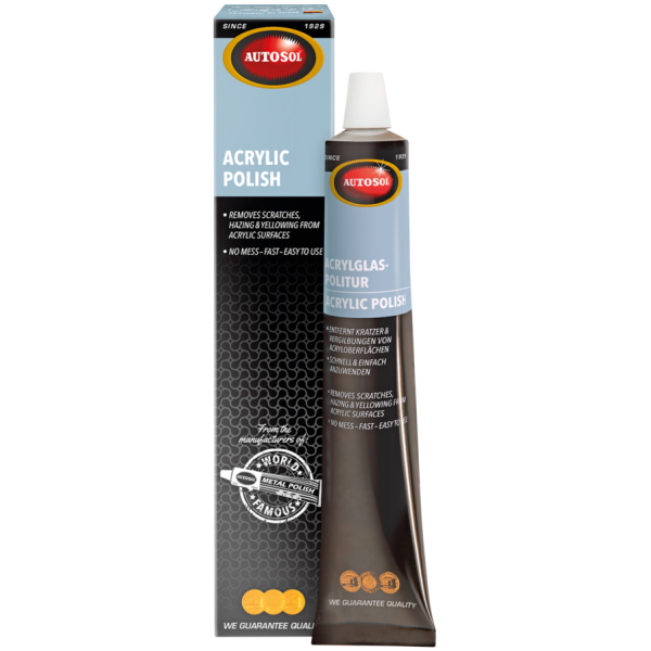AUTOSOL ACRYLIC GLASS POLISH Autosol Acrylic Cleaner 75ml EACH