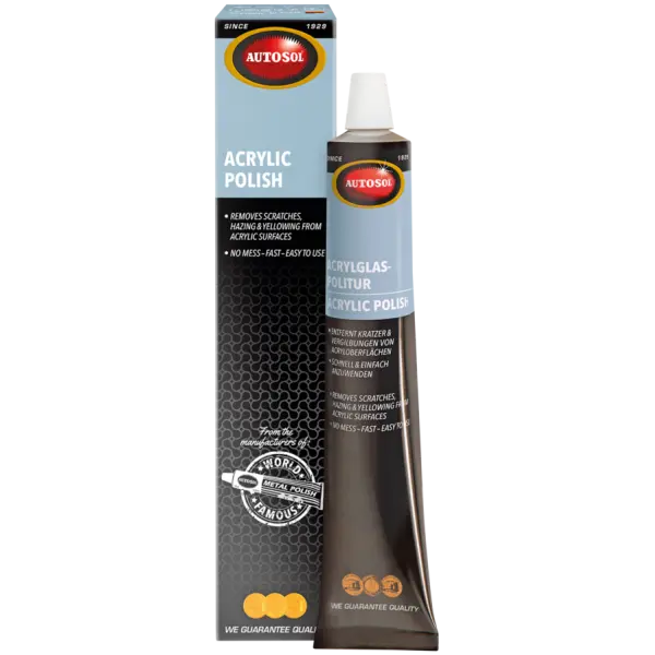 AUTOSOL ACRYLIC GLASS POLISH Autosol Acrylic Cleaner 75ml EACH