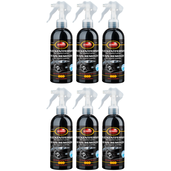 AUTOSOL SPECIAL CLEANER FOR MATT PAINTWORK 6pck Autosol Stain Remover Matt 250ml